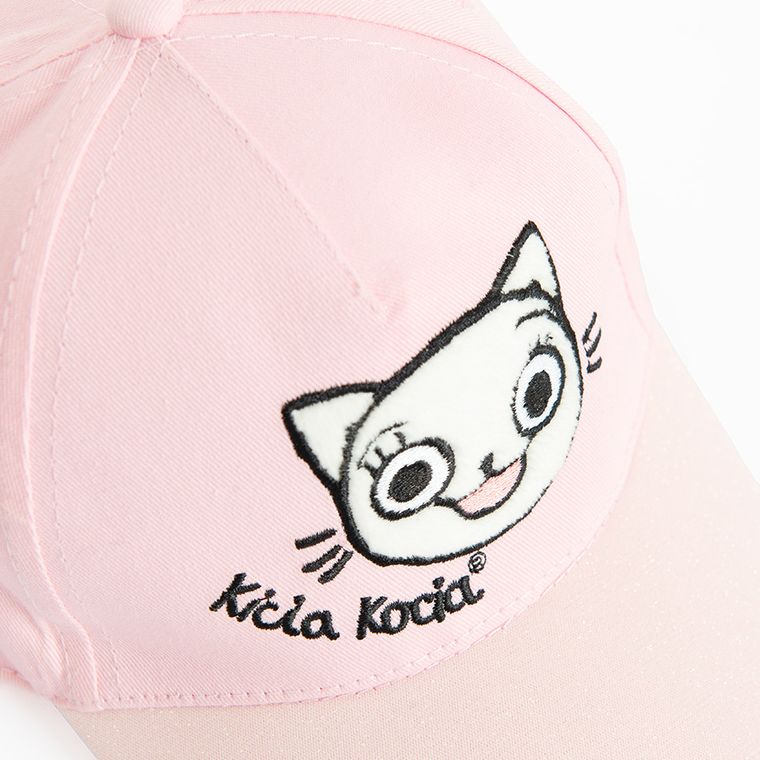 Cool Club, Czapka z daszkiem dziewczęca, różowa, Kicia Kocia