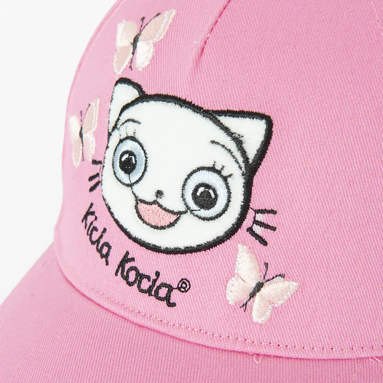 Cool Club, Czapka z daszkiem dziewczęca, różowa, Kicia Kocia