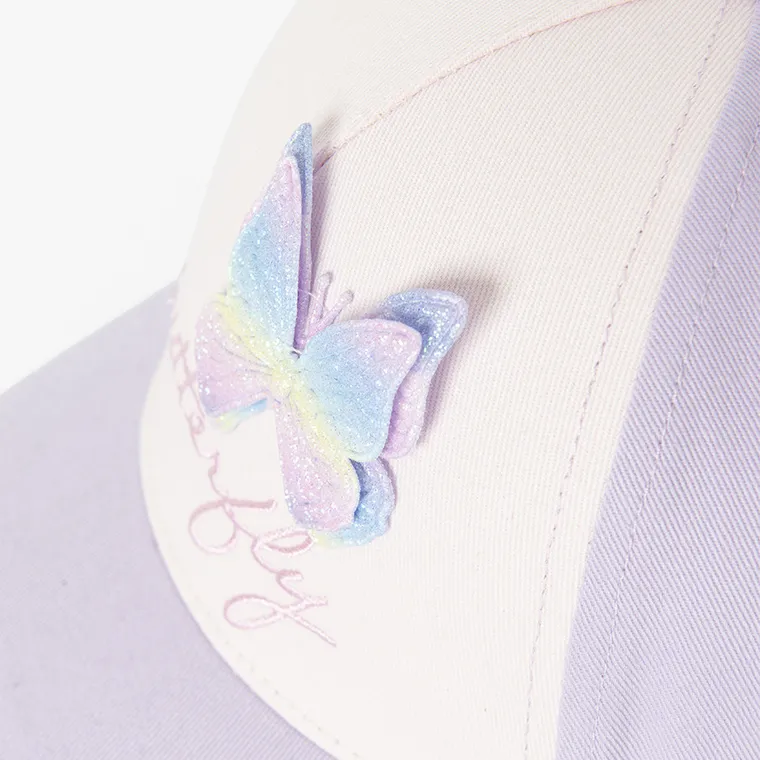 Cool Club, Czapka z daszkiem dziewczęca, różowo-fioletowa