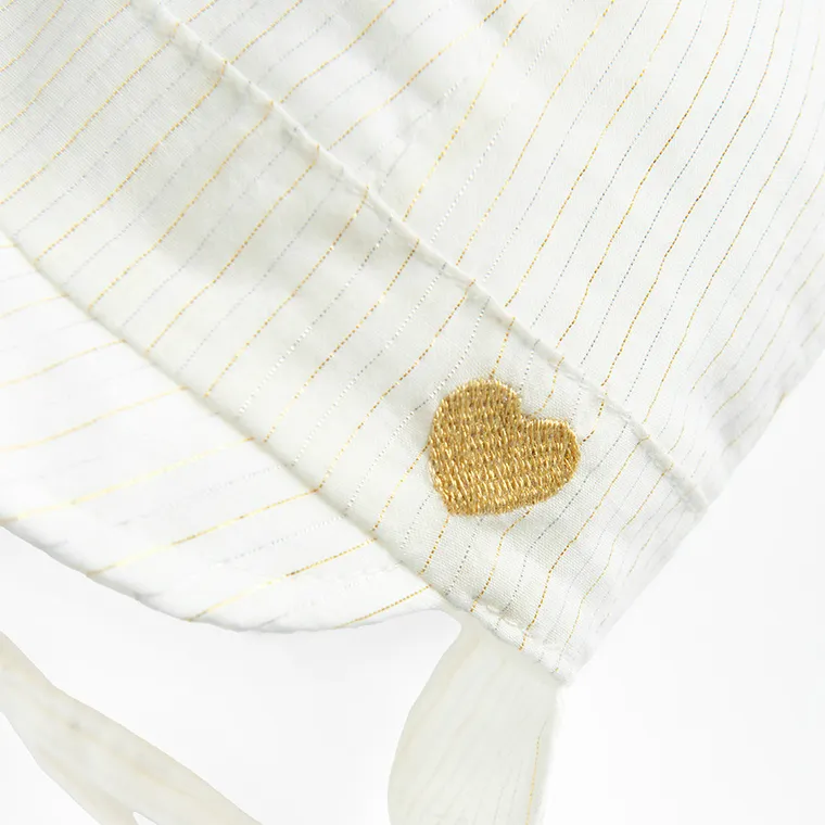 Cool Club, Czapka z daszkiem dziewczęca, wiązana, biała