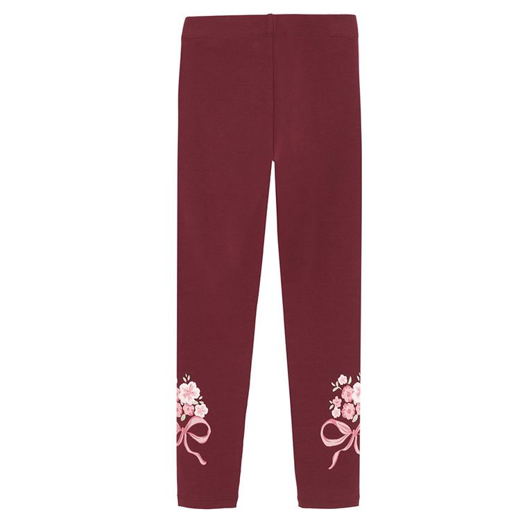 Cool Club, Jegginsy dziewczęce, bordowe