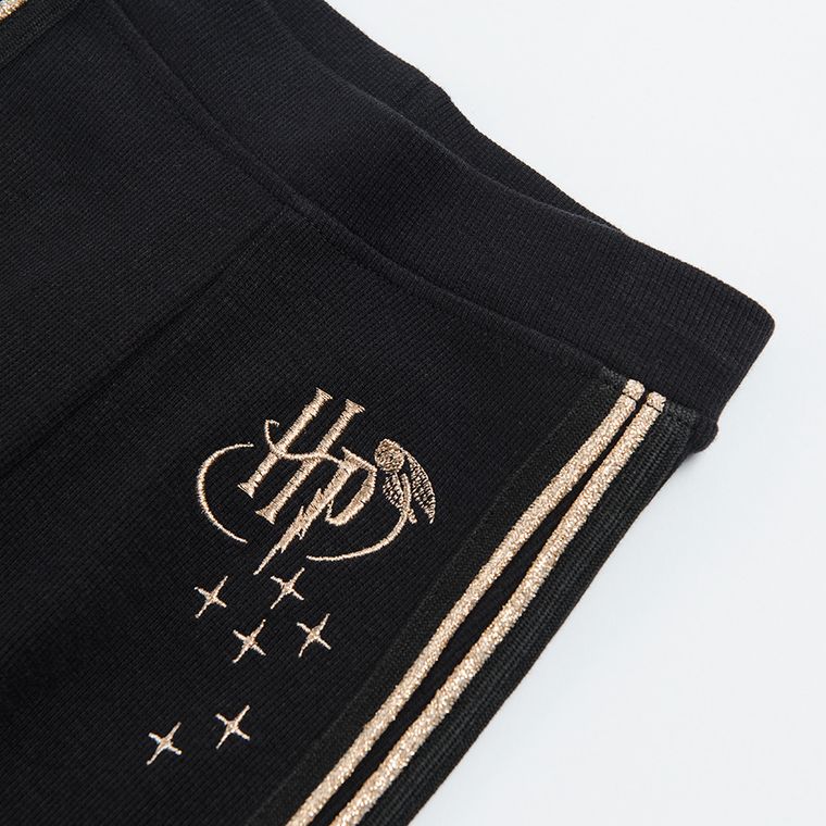 Cool Club, Jegginsy dziewczęce, czarne, Harry Potter