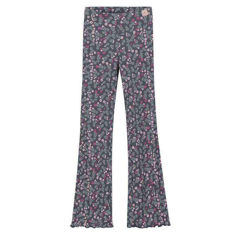 Cool Club, Jegginsy dziewczęce, dzwony, prążkowane, grafitowe