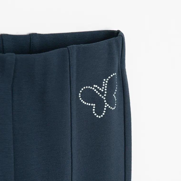 Cool Club, Jegginsy dziewczęce, flare, niebieskie