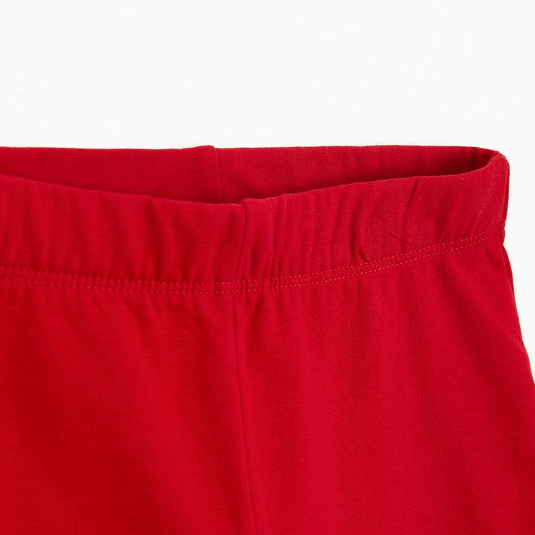 Cool Club, Jegginsy dziewczęce, flare, ocieplane, czerwone