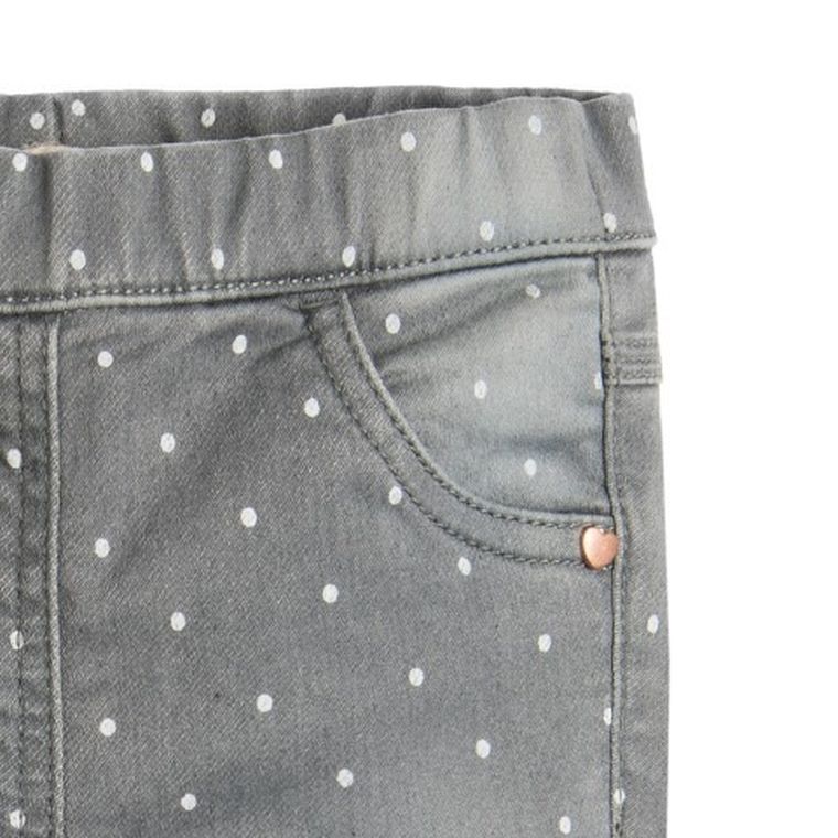 Cool Club, Jegginsy dziewczęce, kropki, szare