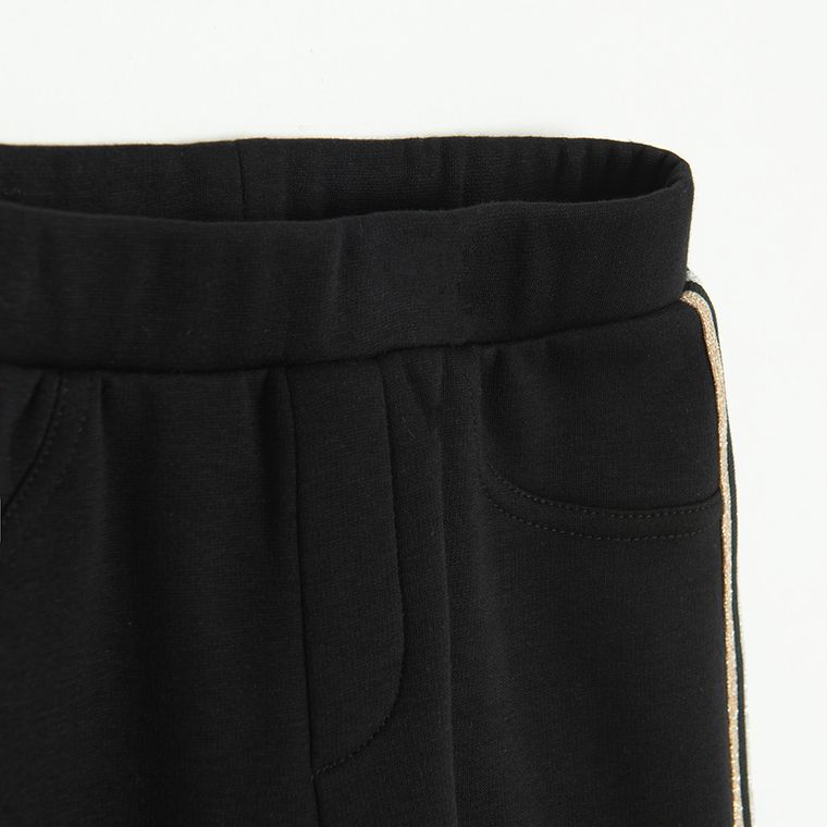 Cool Club, Jegginsy dziewczęce, ocieplane, czarne