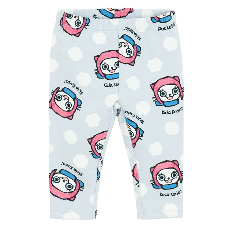 Cool Club, Jegginsy dziewczęce, ocieplane, niebieskie, Kicia Kocia