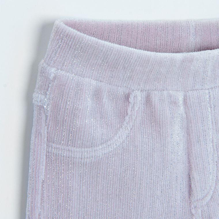 Cool Club, Jegginsy dziewczęce, welurowe, fioletowe