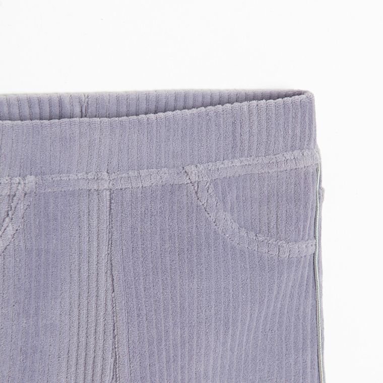 Cool Club, Jegginsy dziewczęce, welurowe, prążkowane, fioletowe