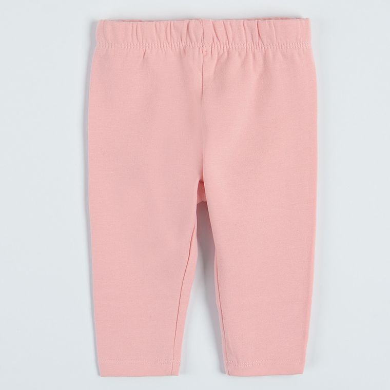 Cool Club, Jegginsy dziewczęce, zielone, różowe, zestaw, 2 szt.