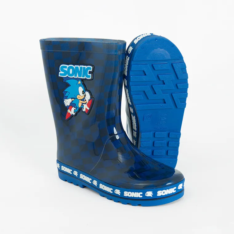 Cool Club, Kalosze chłopięce, niebieskie, Sonic the Hedgehog