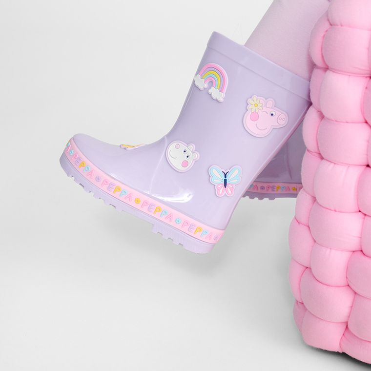 Cool Club, Kalosze dziewczęce, fioletowe, Świnka Peppa