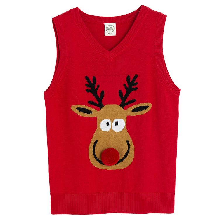 Cool Club, Kamizelka chłopięca, czerwona