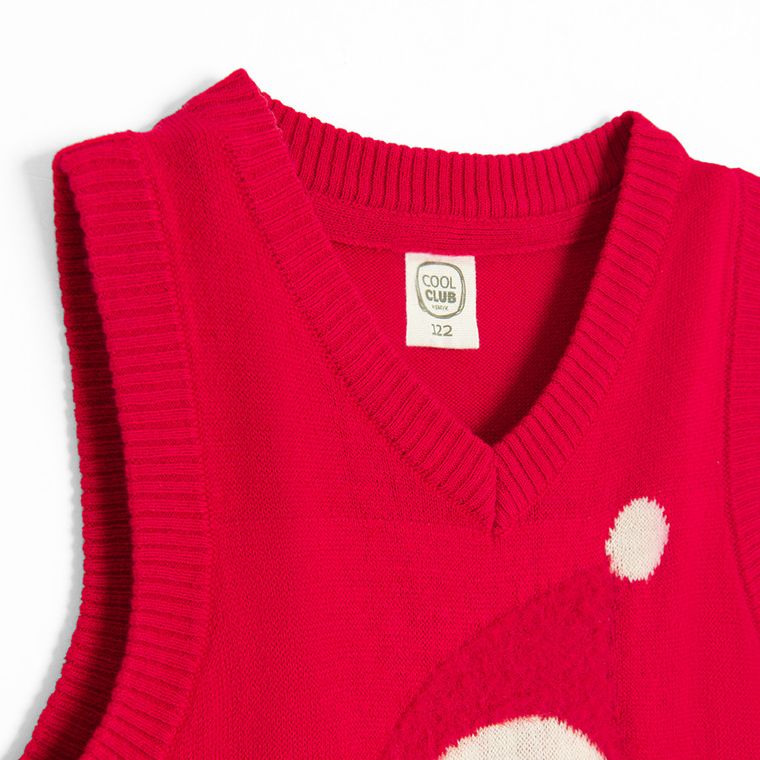 Cool Club, Kamizelka chłopięca, czerwona