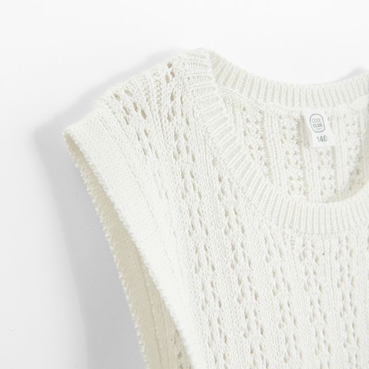 Cool Club, Kamizelka dziewczęca, biała