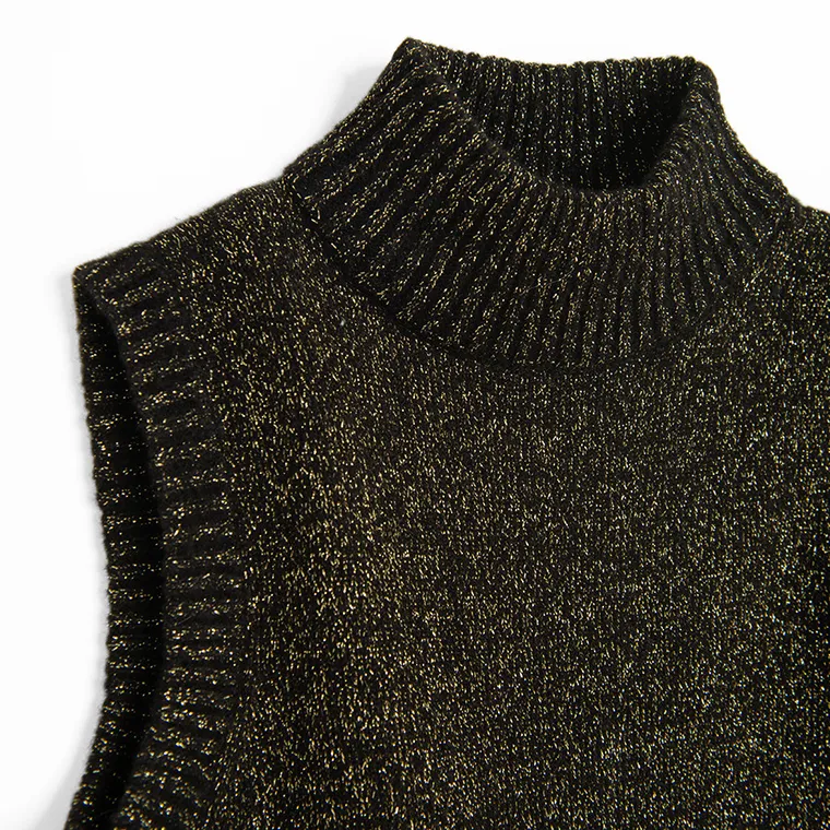 Cool Club, Kamizelka dziewczęca, czarno-złota