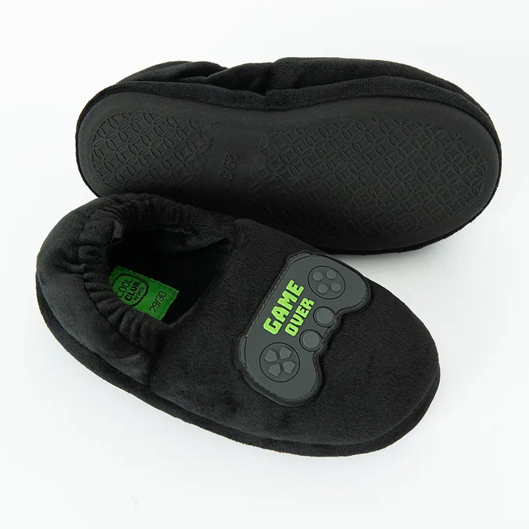 Cool Club, Kapcie chłopięce, czarne