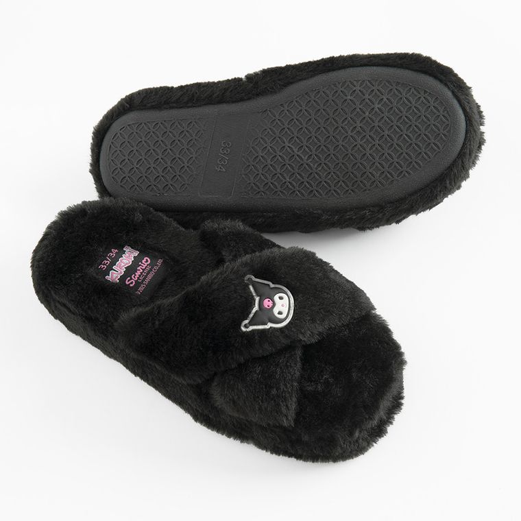 Cool Club, Kapcie dziewczęce, czarne, Kuromi