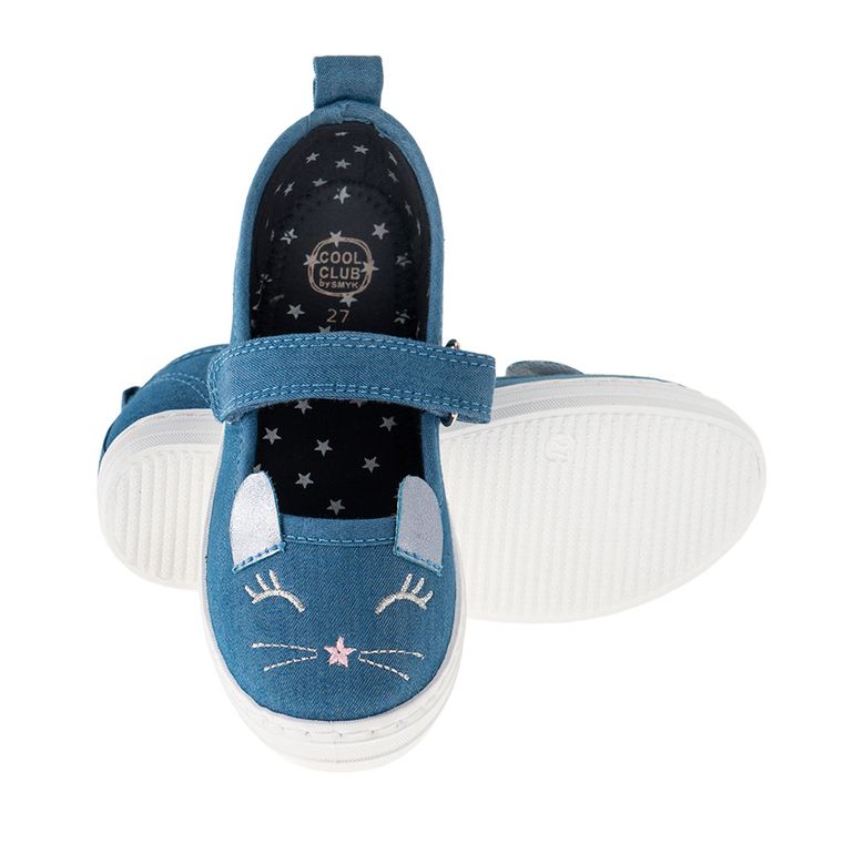 Cool Club, Kapcie dziewczęce, denim, kotek