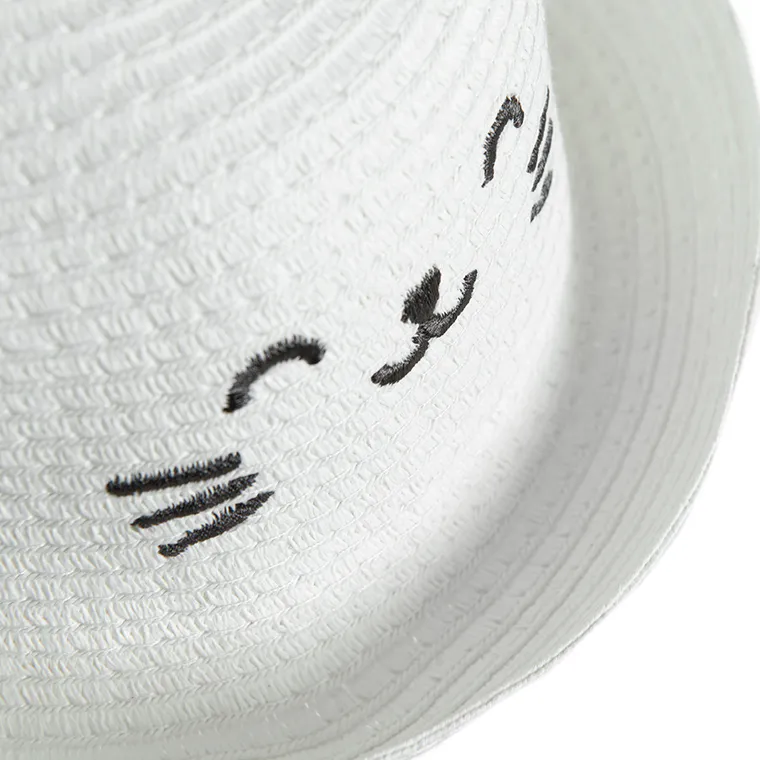 Cool Club, Kapelusz dziewczęcy, słomiany, biały