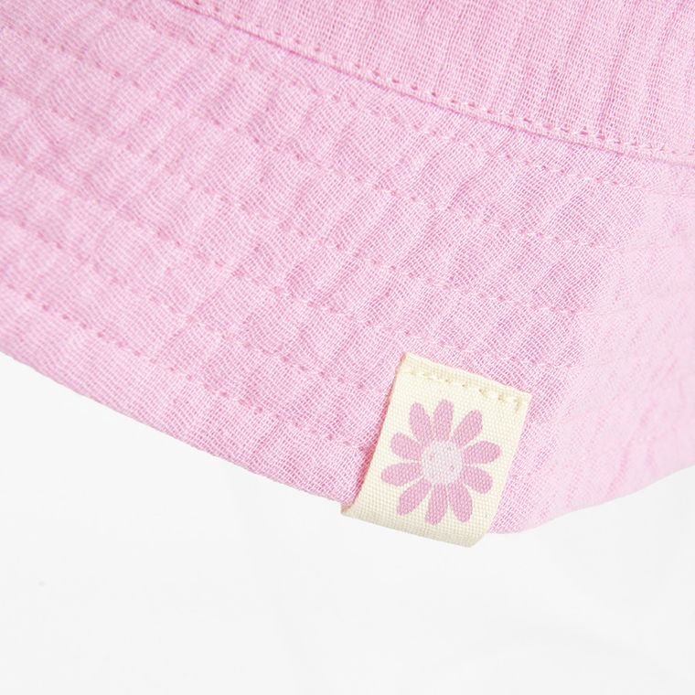 Cool Club, Kapelusz muślinowy dziewczęcy, wiązany, różowy