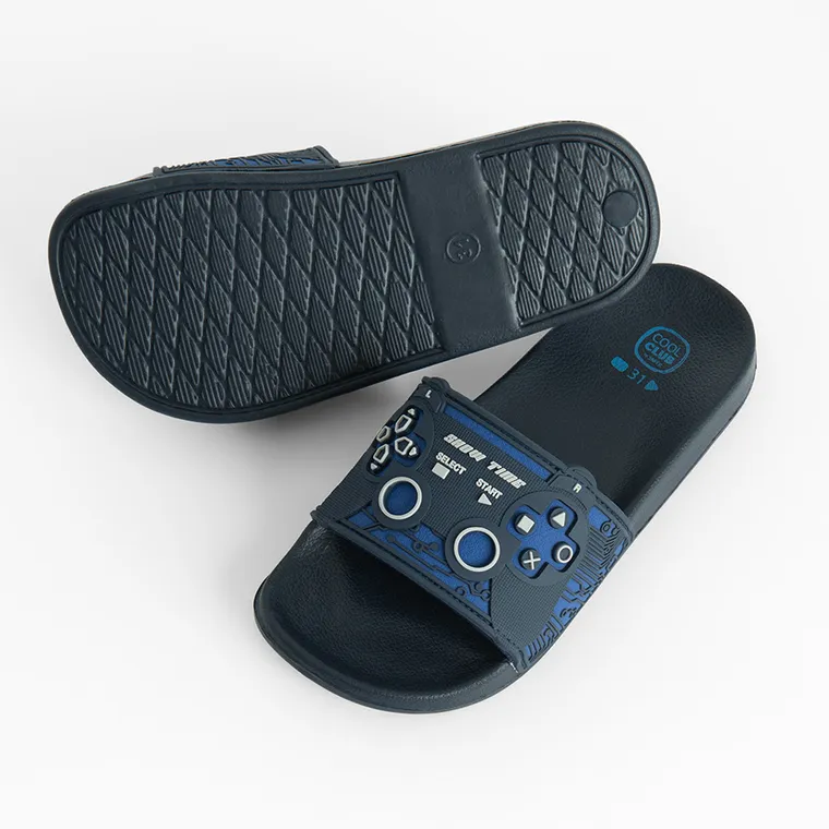 Cool Club, Klapki chłopięce, granatowe