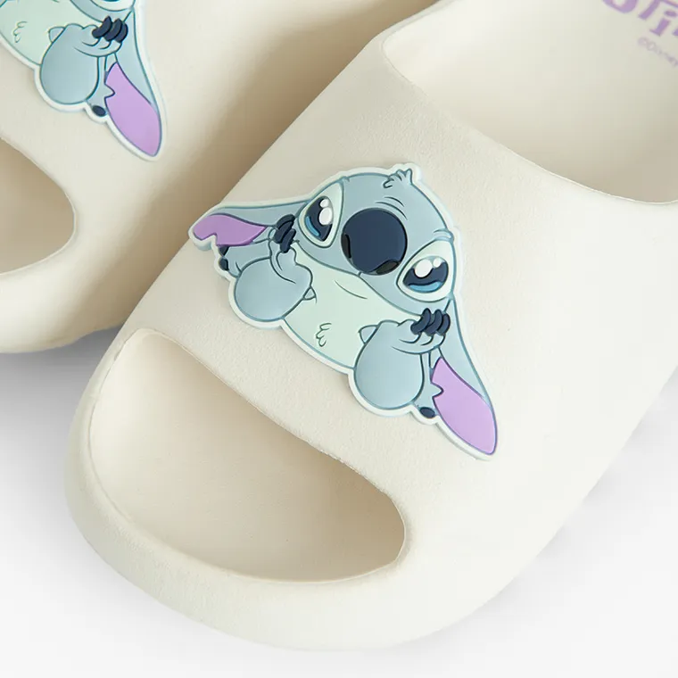 Cool Club, Klapki dziewczęce, ecru, Lilo i Stitch