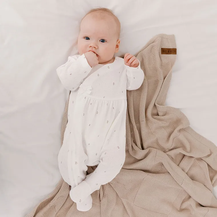 Cool Club, Koc niemowlęcy, bambusowy, 80-100 cm, beżowy