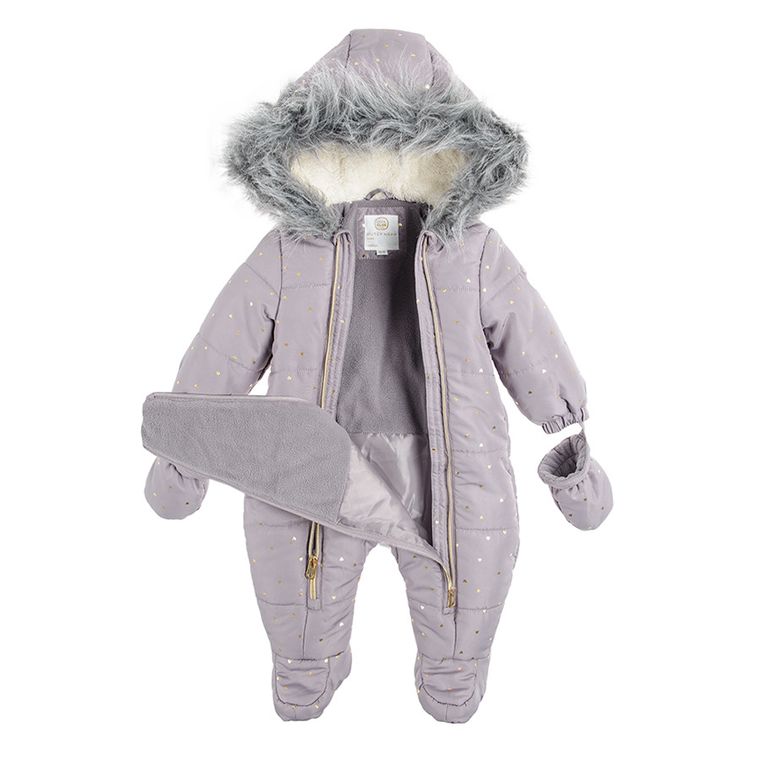 Cool Club, Kombinezon dziewczęcy z kapturem, jasnofioletowy