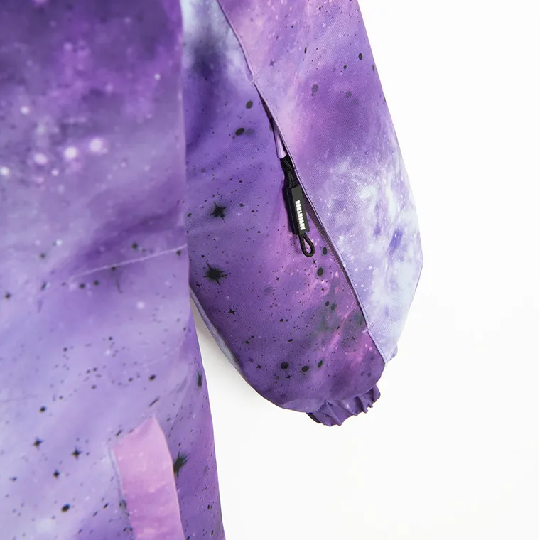 Cool Club, Kombinezon narciarski dziewczęcy z kapturem, ocieplany, fioletowy