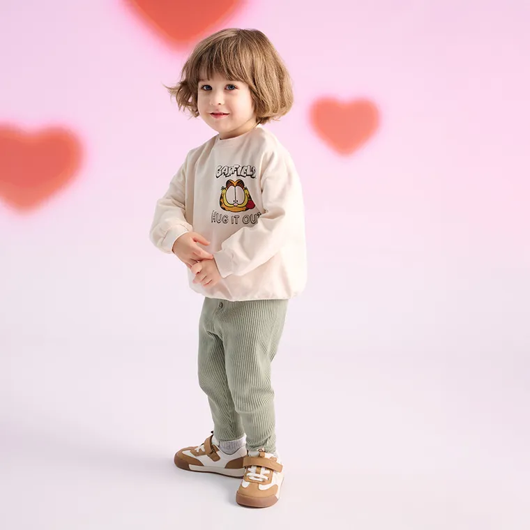 Cool Club, Komplet chłopięcy, Bluza, Body z krótkim rękawem, Legginsy, mix, Garfield