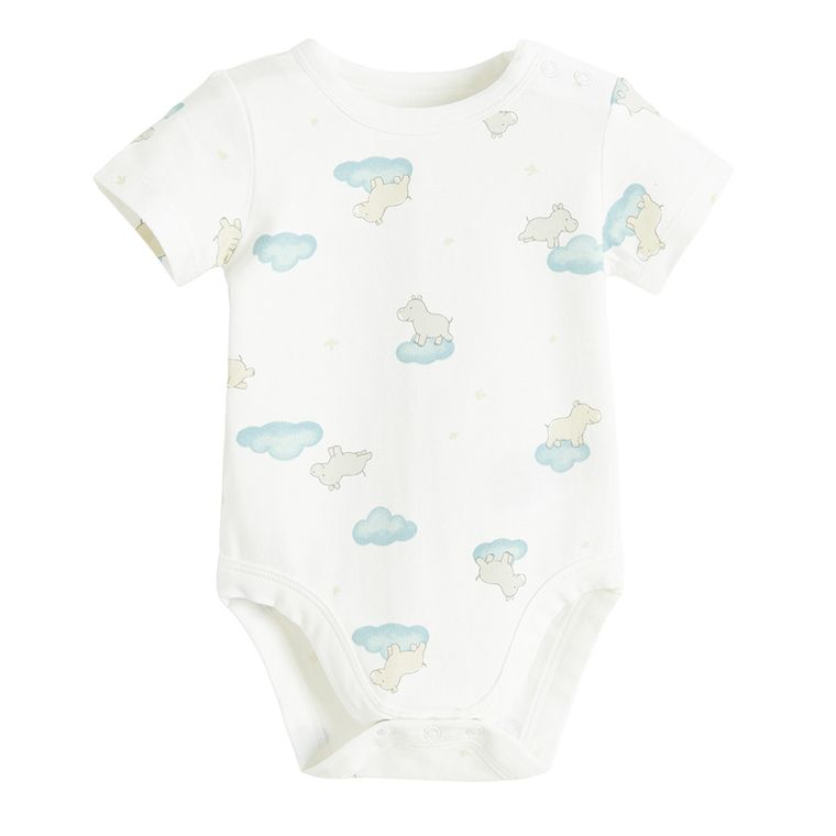 Cool Club, Komplet chłopięcy, Body z krótkim rękawem, Szorty, bloomersy, mix