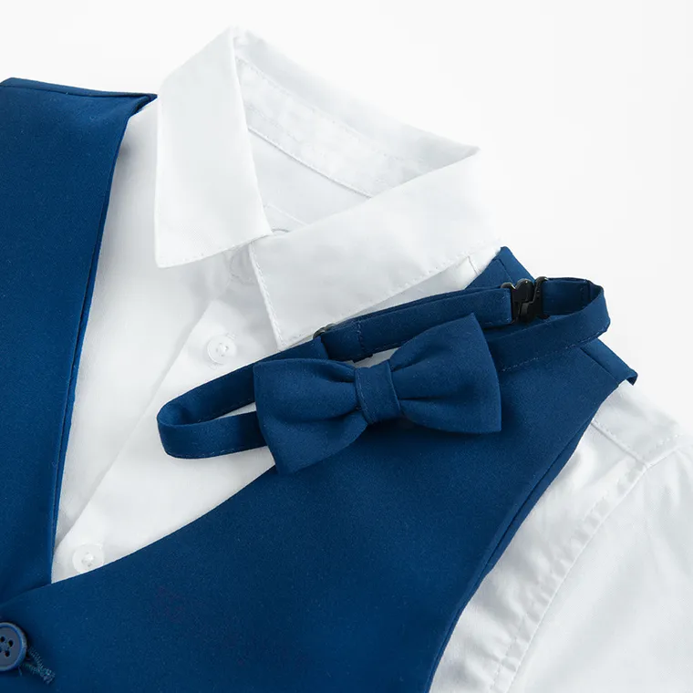 Cool Club, Komplet chłopięcy, Koszula z długim rękawem, Kamizelka, mix