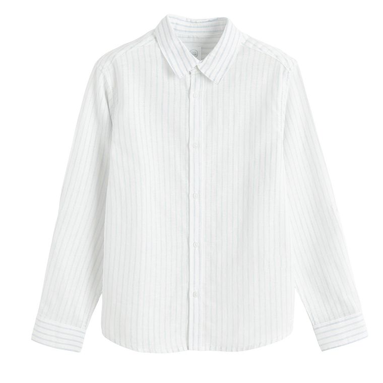 Cool Club, Komplet chłopięcy, Koszula z długim rękawem, z lnem, Szorty, mix