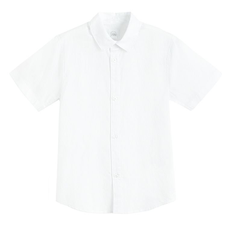 Cool Club, Komplet chłopięcy, Koszula z krótkim rękawem, Spodnie materiałowe, Szelki, mix