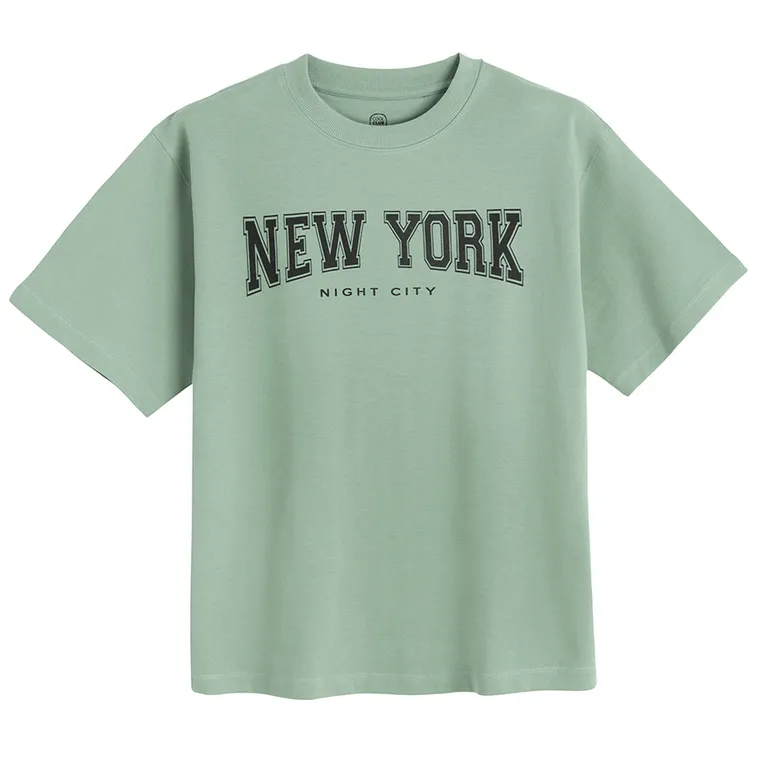 Cool Club, Komplet chłopięcy, T-shirt, Szorty, khaki