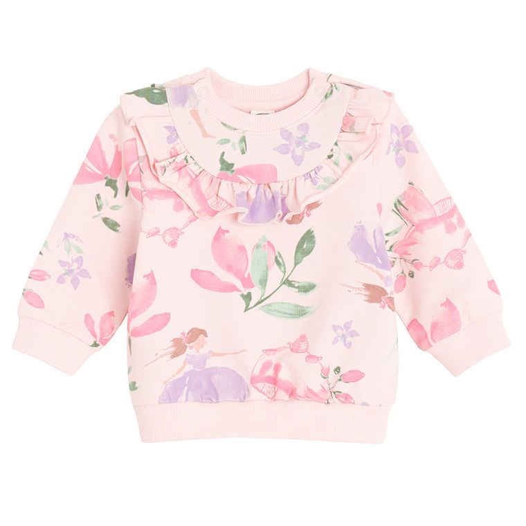 Cool Club, Komplet dziewczęcy, Bluza, Legginsy, prążkowane, mix