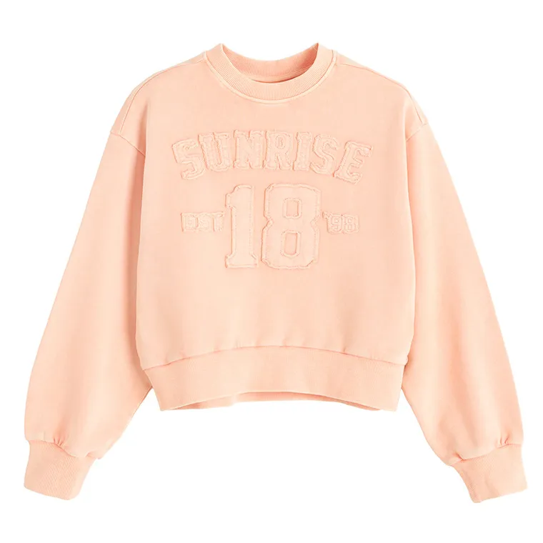 Cool Club, Komplet dziewczęcy, Bluza, Szorty, brzoskwiniowy