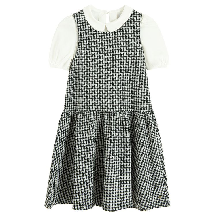 Cool Club, Komplet dziewczęcy, Bluzka z krótkim rękawem, Sukienka bez rękawów, mix