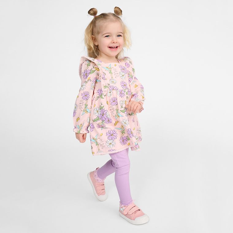 Cool Club, Komplet dziewczęcy, Body sukienka z długim rękawem, Legginsy, mix, Dzwoneczek