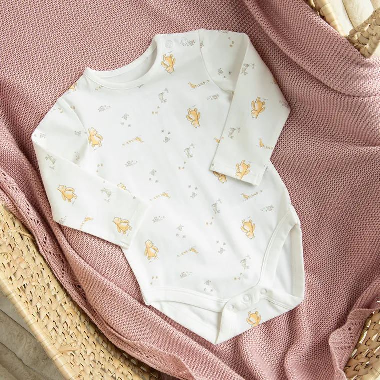 Cool Club, Komplet dziewczęcy, Body z długim rękawem, Śpiochy, mix, Kubuś Puchatek