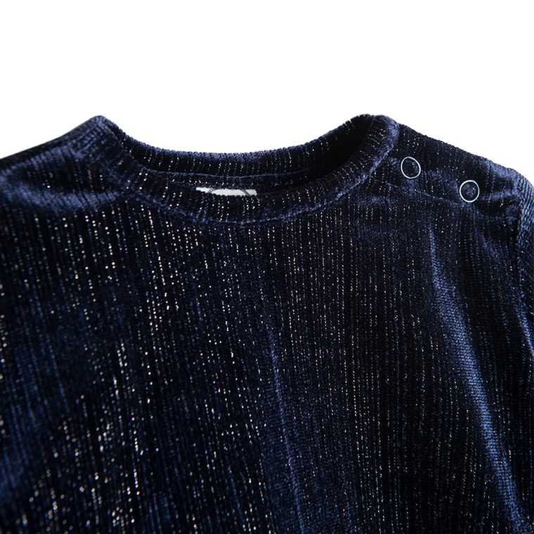 Cool Club, Komplet dziewczęcy, Sukienka z długim rękawem, Opaska, granatowy