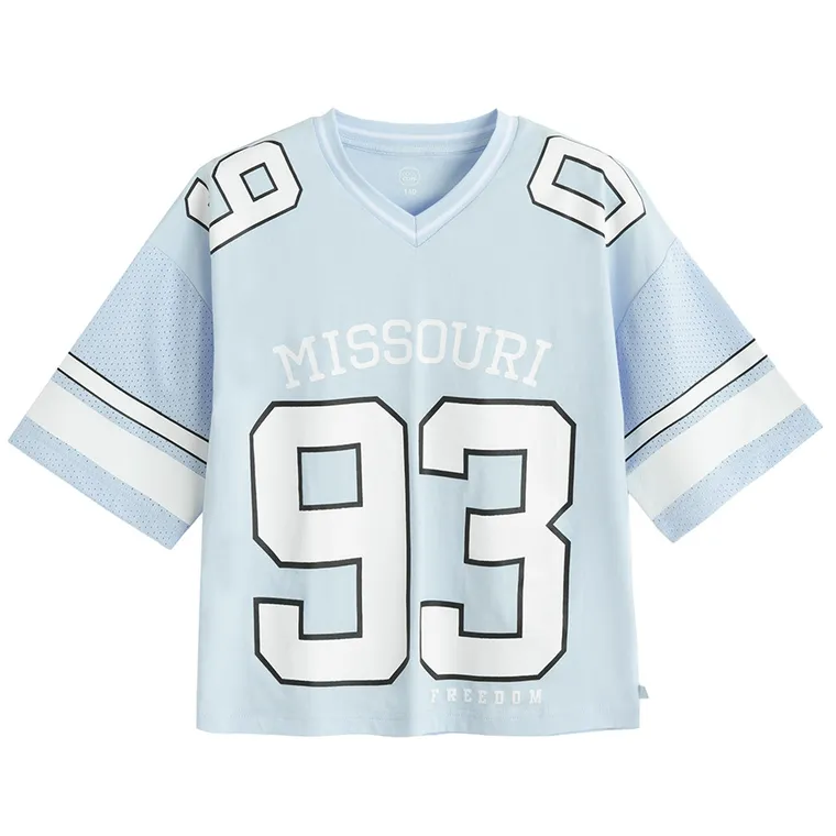 Cool Club, Komplet dziewczęcy, T-shirt, crop top, Szorty, mix