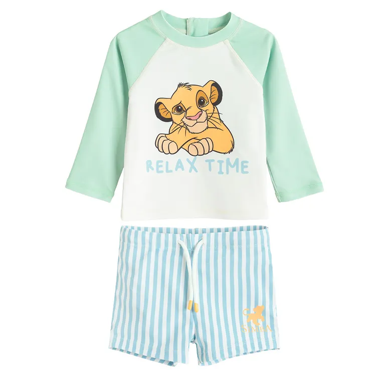 Cool Club, Komplet kąpielowy chłopięcy, UV 50, mix, Król Lew