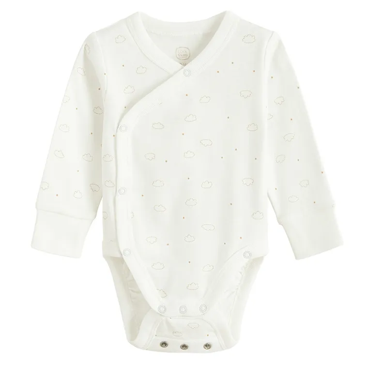 Cool Club, Komplet niemowlęcy, Body z długim rękawem, Półśpiochy, biały