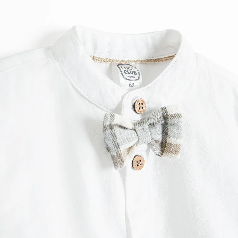 Cool Club, Koszula chłopięca z długim rękawem, biała