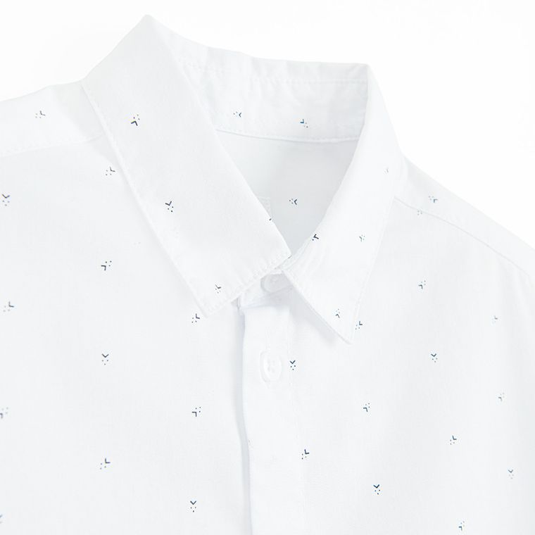 Cool Club, Koszula chłopięca z długim rękawem, biała