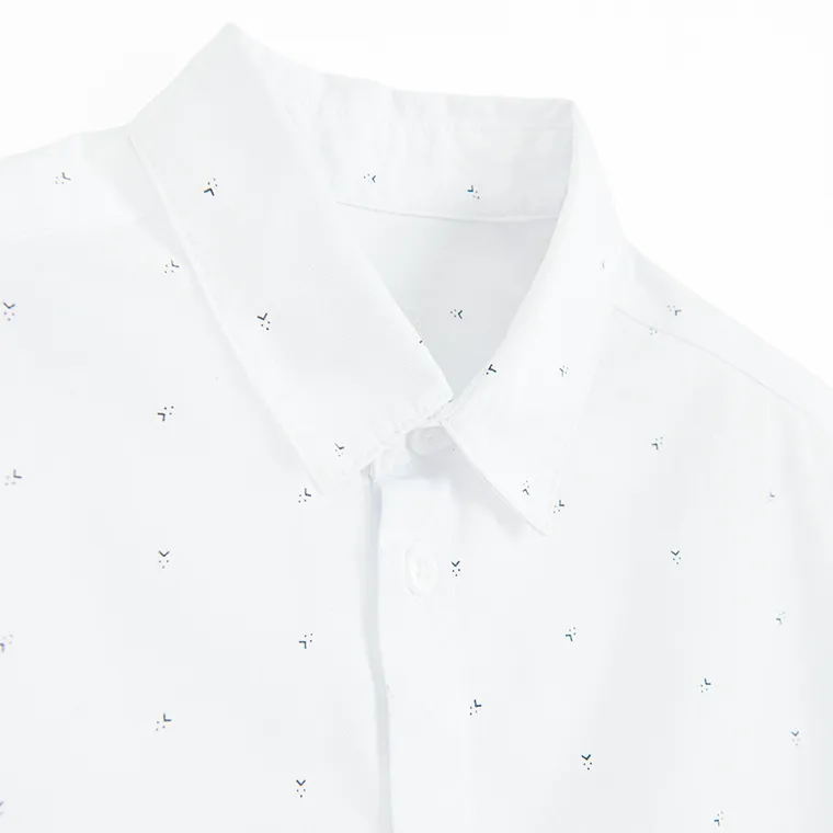 Cool Club, Koszula chłopięca z długim rękawem, biała