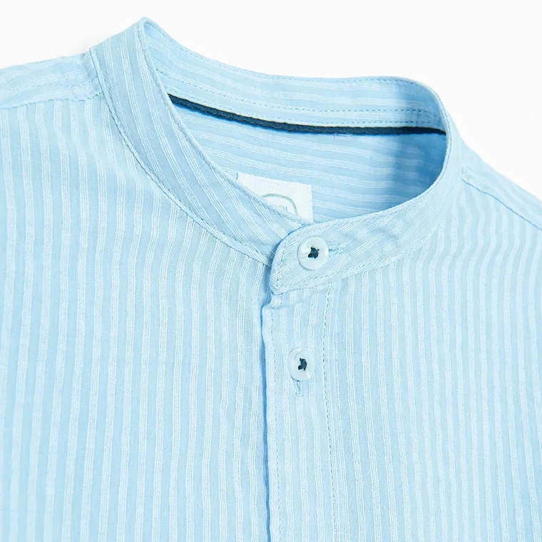 Cool Club, Koszula chłopięca z długim rękawem, regular, niebieska